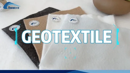 Geosynthetics Pet PP Non-Woven Textile Spunbonded Polypropylene Polyester Fabric Silt Non Woven Geotextile for Road Construction Building Construction