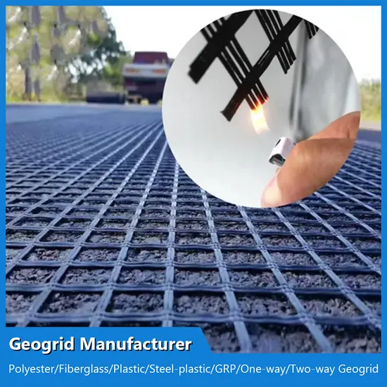 複合30kn 100knグラスファイバー二軸ジオグリッド砂利スタビライザージオグリッドメーカー